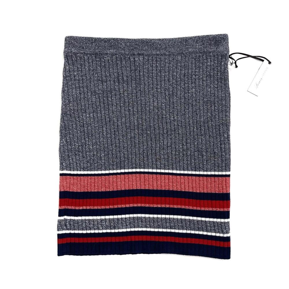 Lovers and Friends Women’s Size Small Skye Blue Red Stripe Sweater Knit Skirt